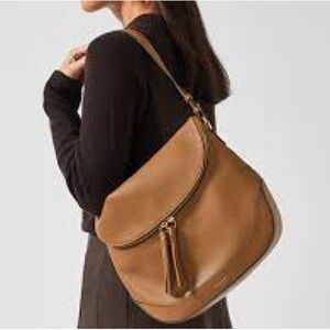 Pre-loved Radlet London  Tan Leather Shoulder Bag